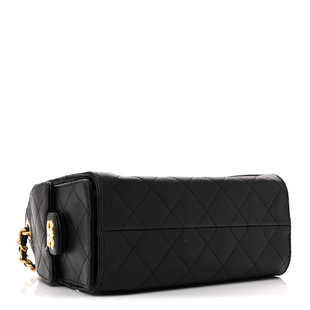 Caviar Quilted Mini Chanel 25 Handbag Black