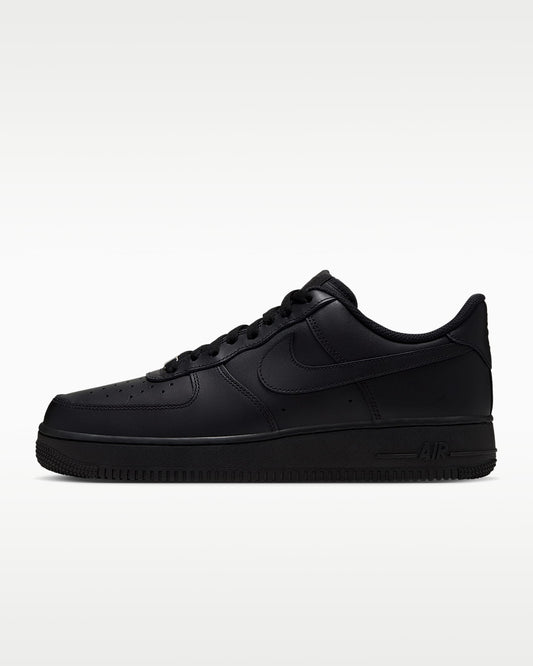 Nike Air Force 1 '07 Triple Black Sneakers mens low top shoes