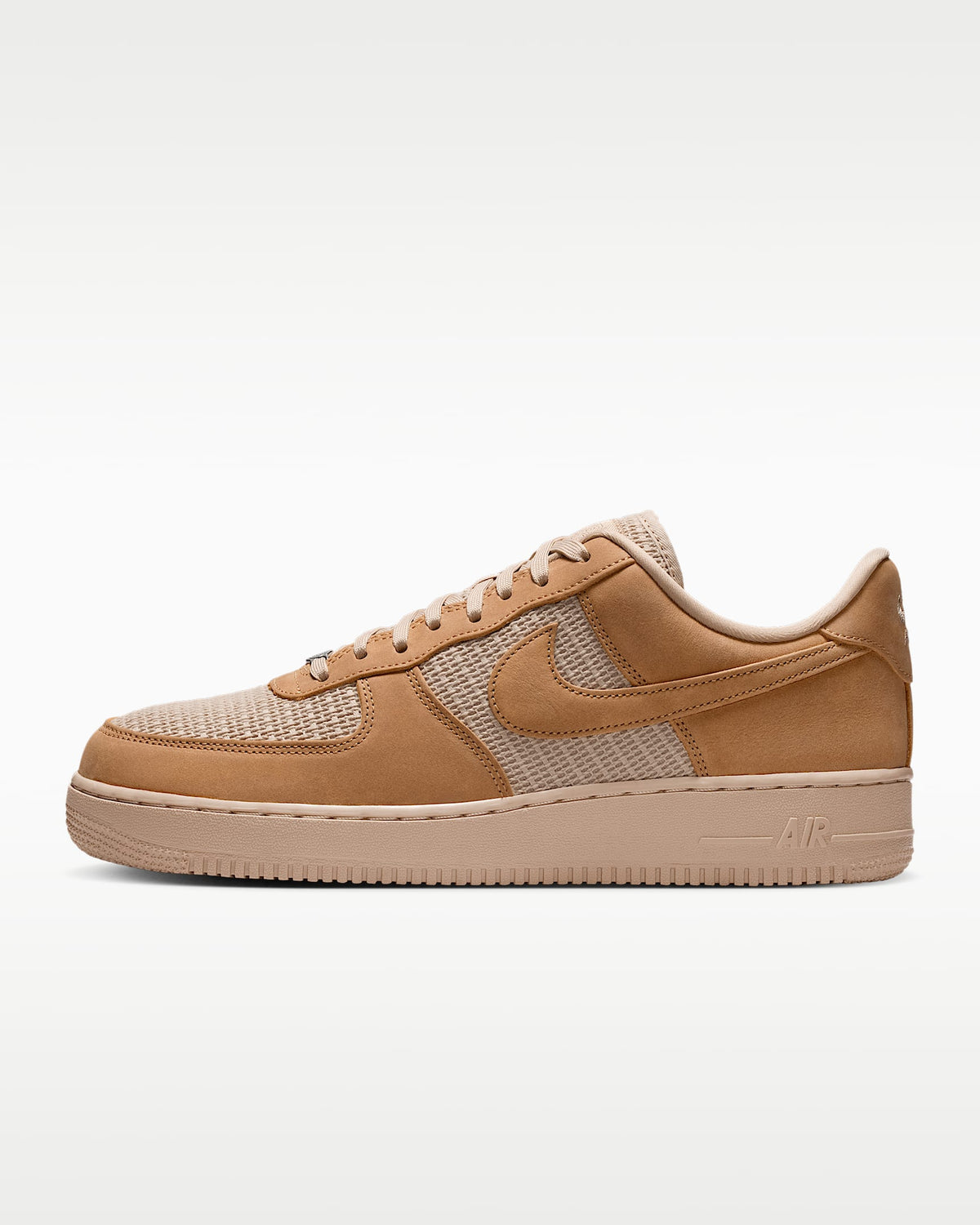 Nike Air Force 1 '07 Vachetta Tan Mesh Sneakers mens low top shoes