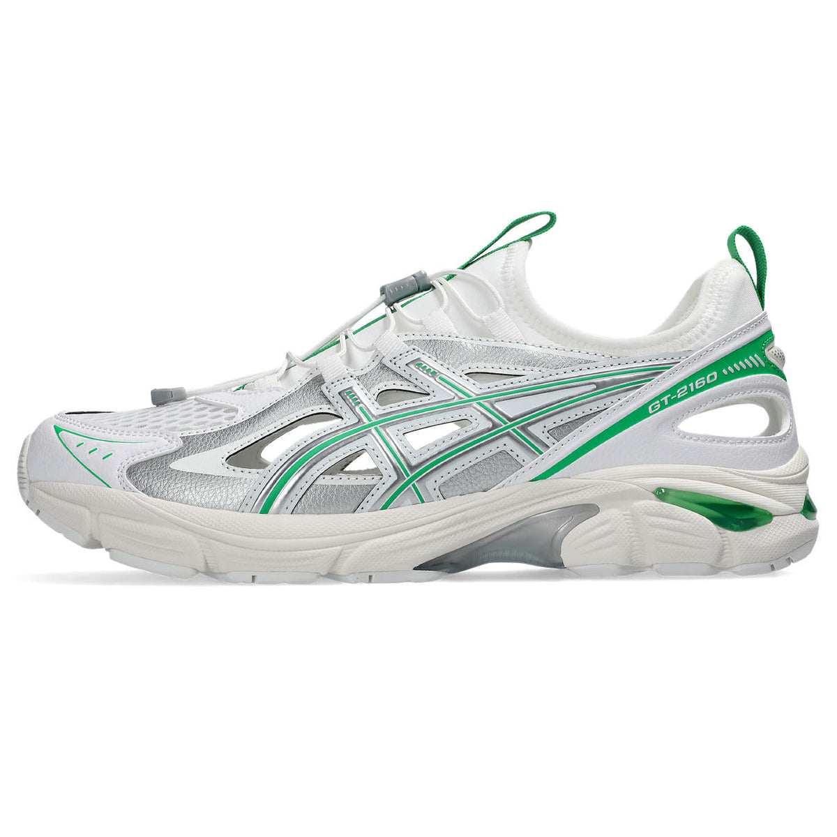 Asics  shoes  neutral running shoes mens  sneakers GT-2160 White / Silver / Green