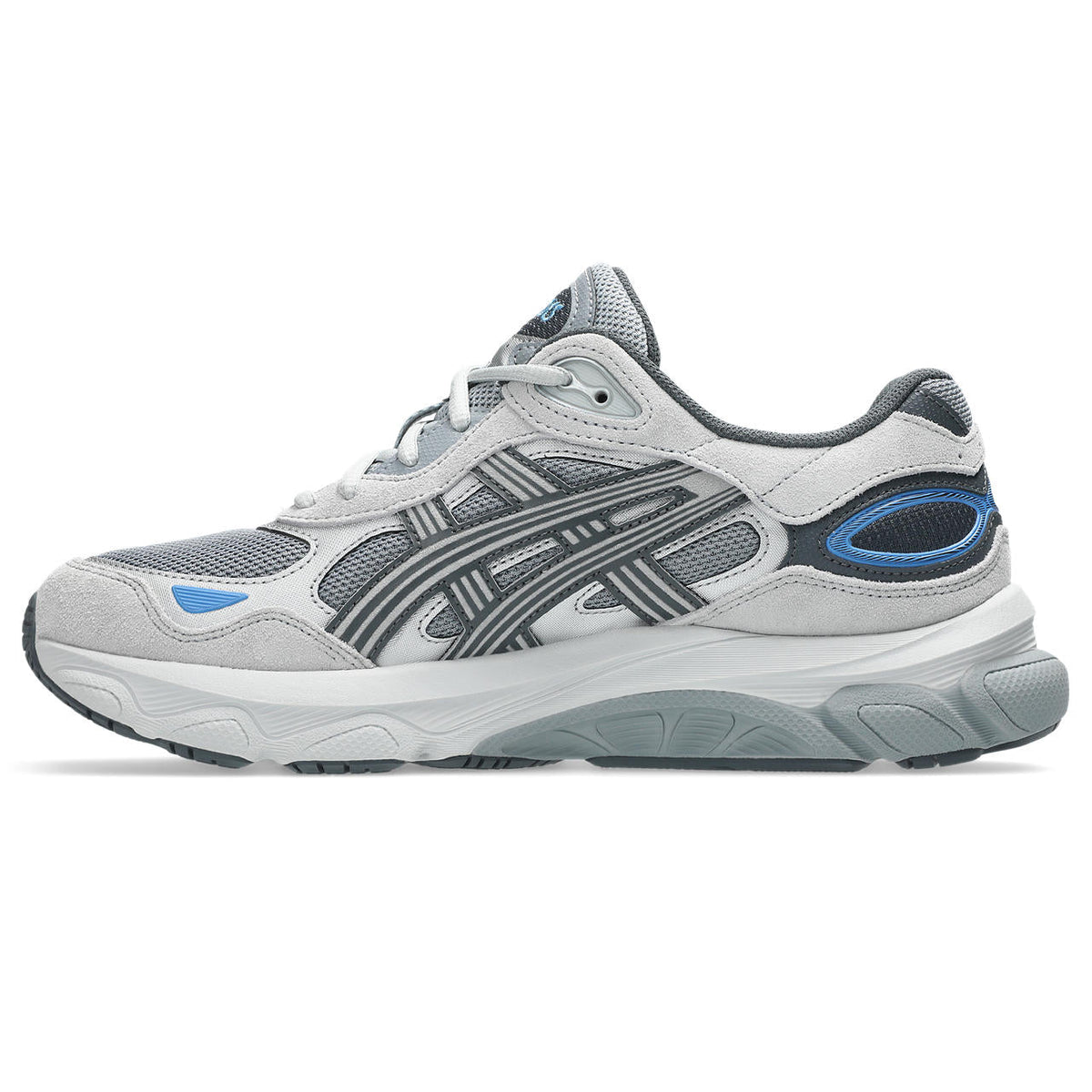 Asics womens shoes  neutral running shoes mens  sneakers Gel-NYC ¨C Light Grey/Dark Grey/Blue Sneaker