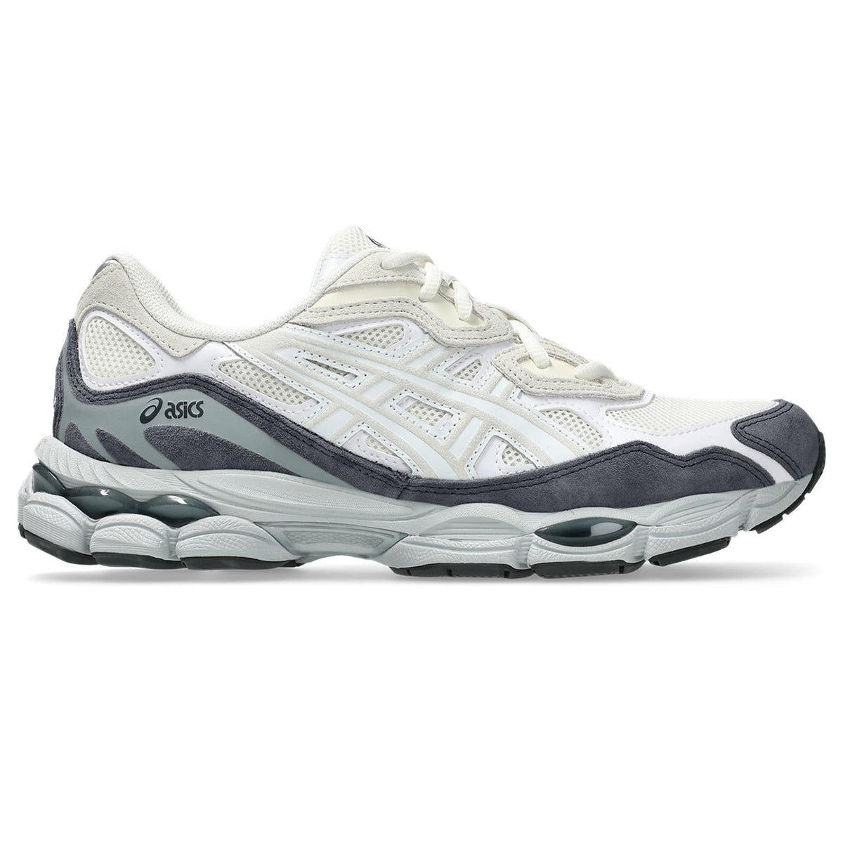 Asics womens shoes  neutral running shoes mens  sneakers Gel-NYC ¨C White/Cream/Dark Grey Sneaker