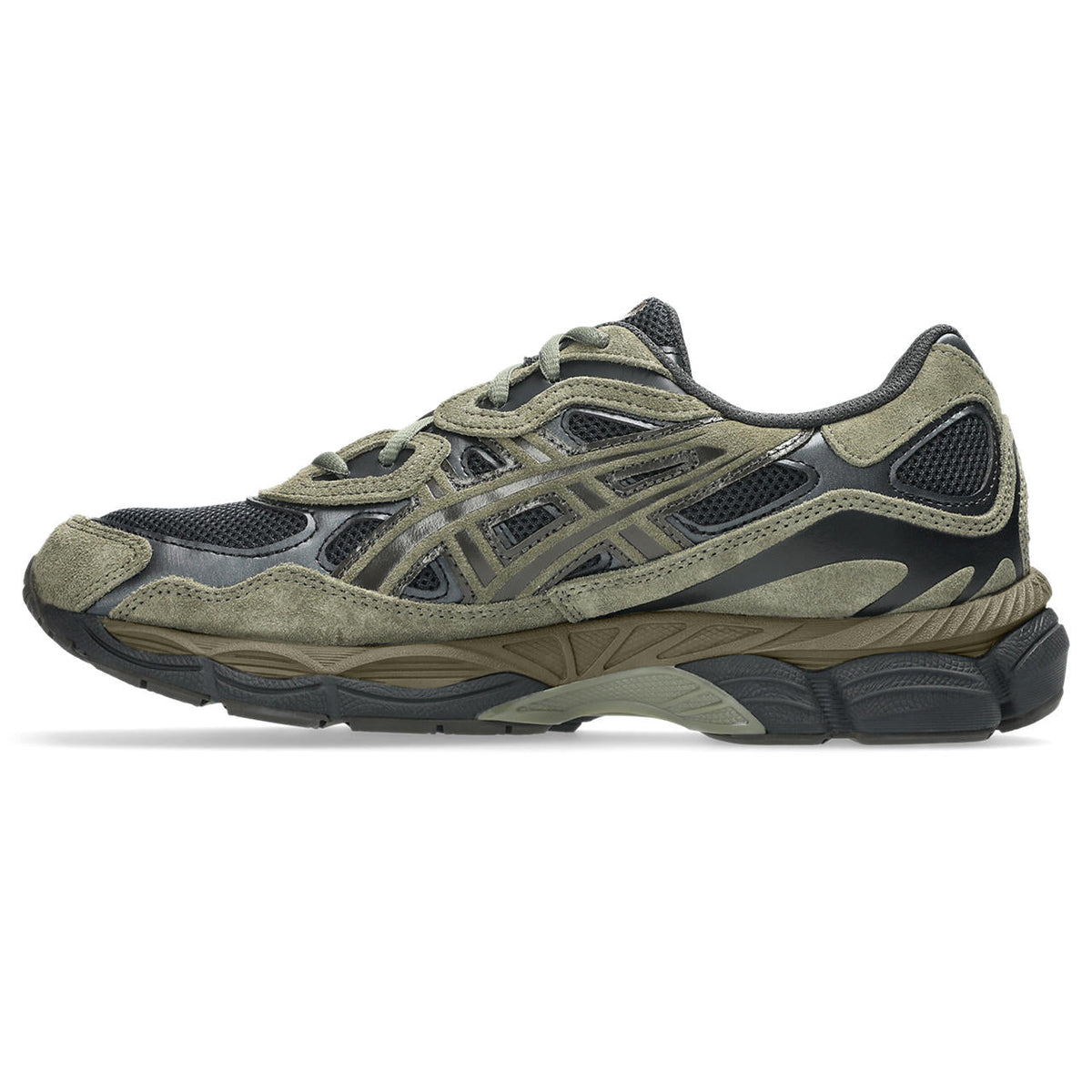 Asics womens shoes  neutral running shoes mens  sneakers Gel-NYC ¨C Olive/Black Sneaker