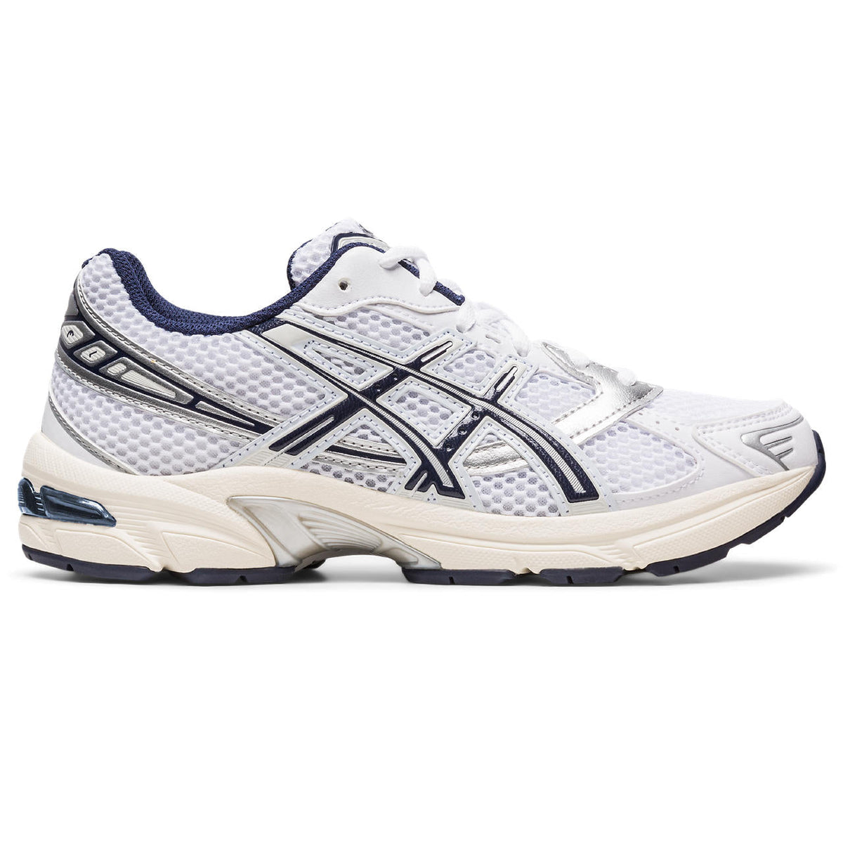 Asics womens shoes  neutral running shoes mens  sneakers Gel-1130 ¨C White/Navy/Silver Sneaker