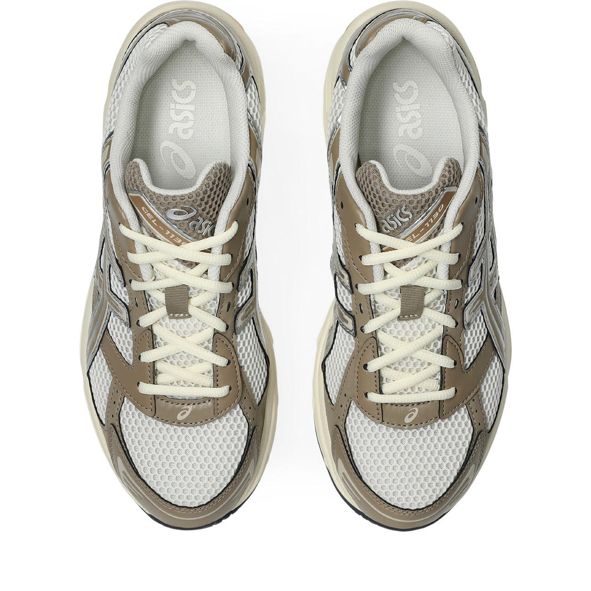 Asics womens shoes  neutral running shoes mens  sneakers Gel-1130 ¨C Beige/Brown/Silver Sneaker