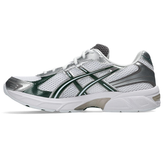 Asics womens shoes  neutral running shoes mens  sneakers Gel-1130 ¨C White/Silver/Dark Green Sneaker