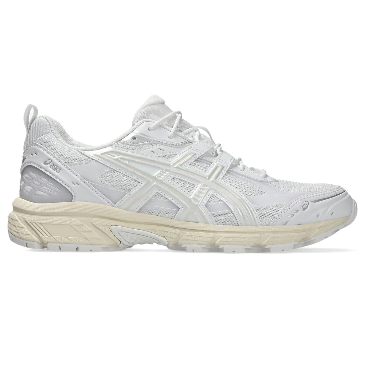 Asics womens shoes  neutral running shoes mens  sneakers Gel-2000 ¨C White/Iridescent/Cream Sneaker (Premium)