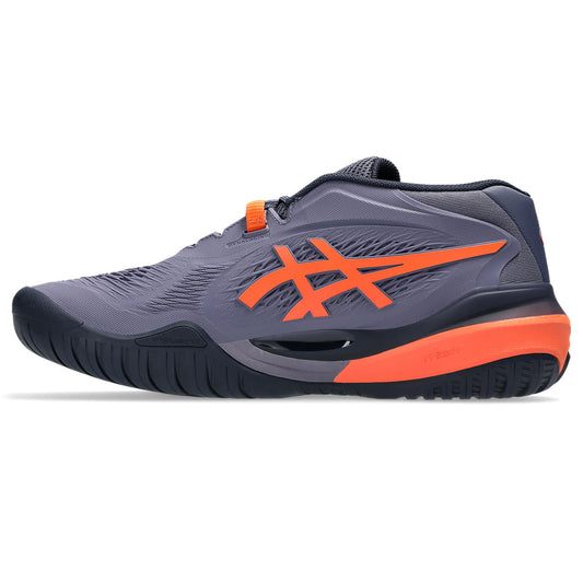 Asics womens shoes  neutral running shoes mens  sneakers Gel-Resolution ¨C Dark Purple/Orange Tennis Sneaker