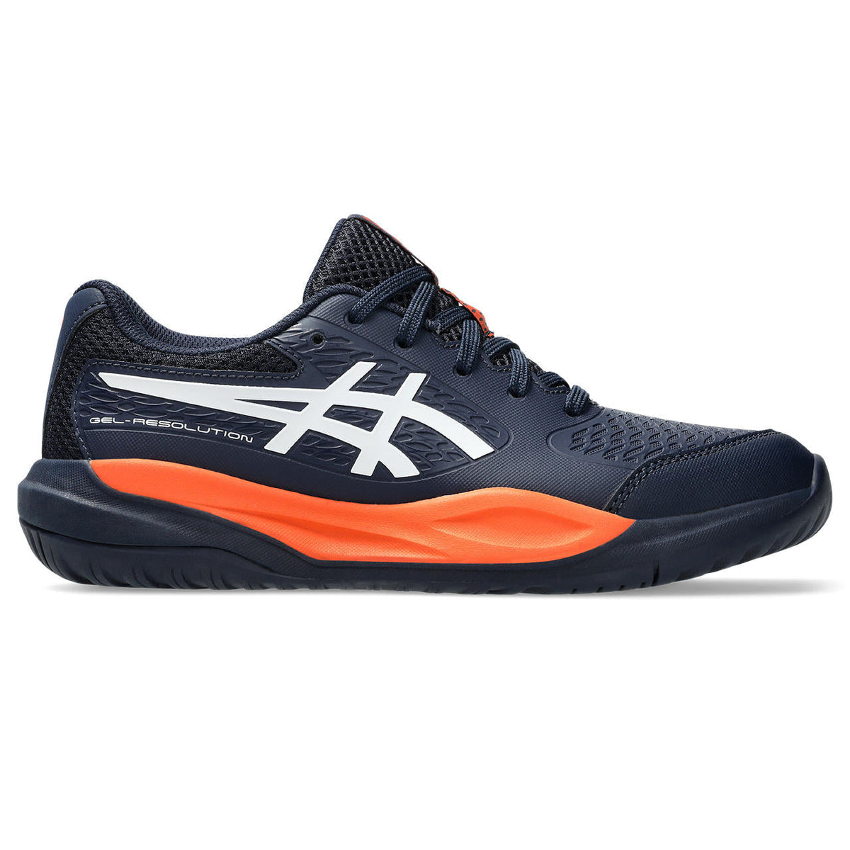 Asics womens shoes  neutral running shoes mens  sneakers Gel-Resolution ¨C Navy Blue/White Tennis Sneaker