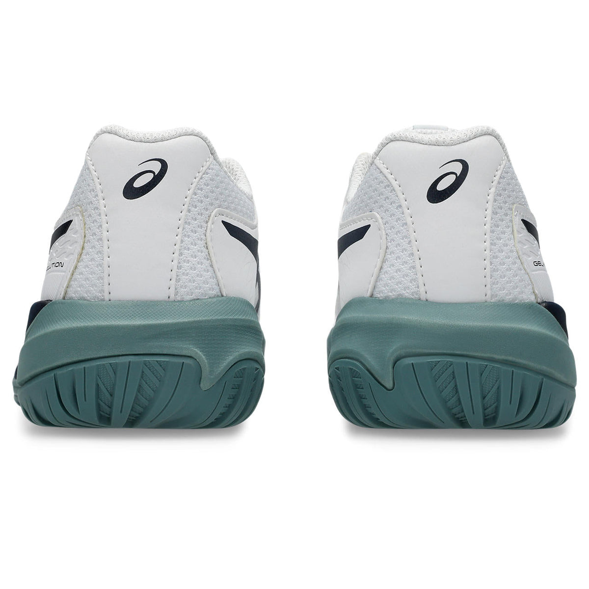Asics womens shoes  neutral running shoes mens  sneakers Gel-Resolution ¨C White/Navy/Teal Tennis Sneaker
