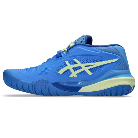 Asics womens shoes  neutral running shoes mens  sneakers Gel-Resolution ¨C Bright Blue/Pale Yellow Tennis Sneaker