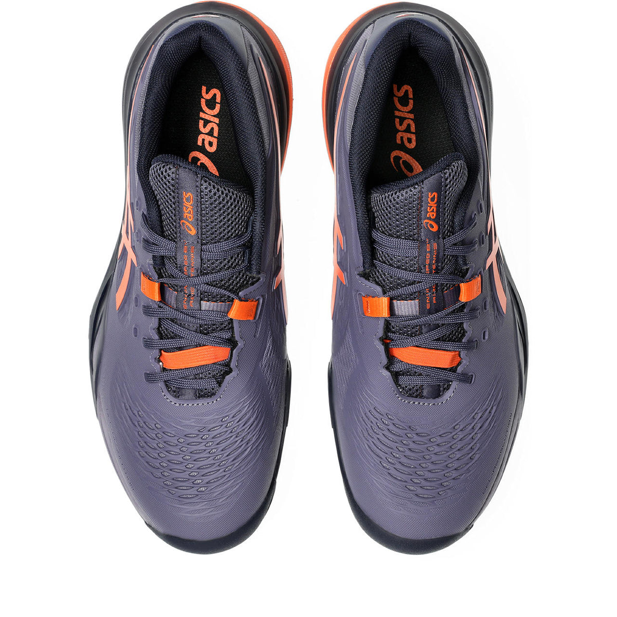 Asics womens shoes  neutral running shoes mens  sneakers Gel-Resolution ¨C Dusk Violet/Orange Tennis Sneaker