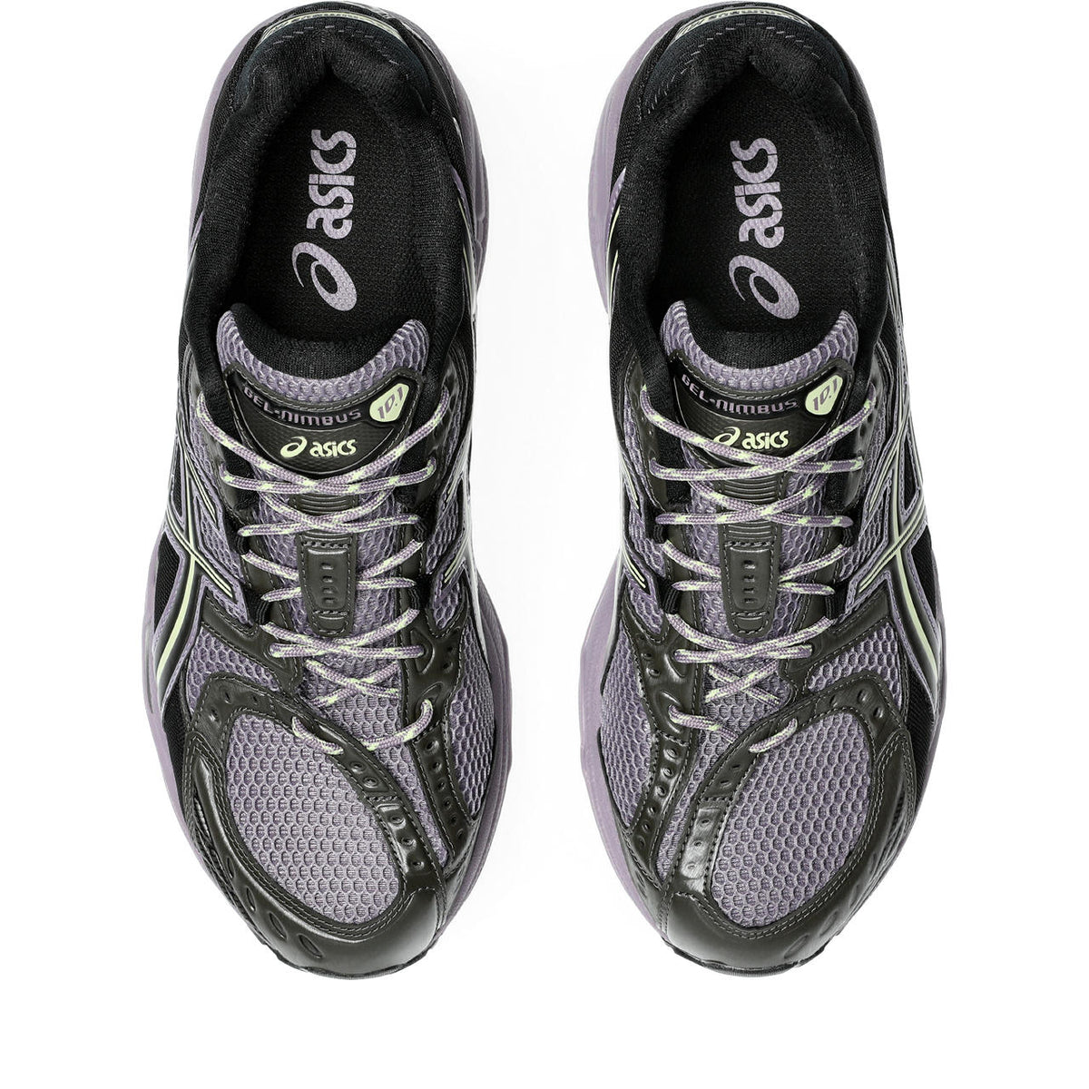 Asics womens shoes  neutral running shoes mens  sneakers Gel-1130 Purple / Black / Light Green