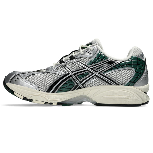 Asics womens shoes  neutral running shoes mens  sneakers Gel-1130 Silver / Dark Green / Cream