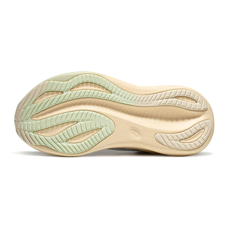 Asics womens shoes  neutral running shoes mens  sneakers Gel-Nimbus 27 Cream / Light Green / Silver