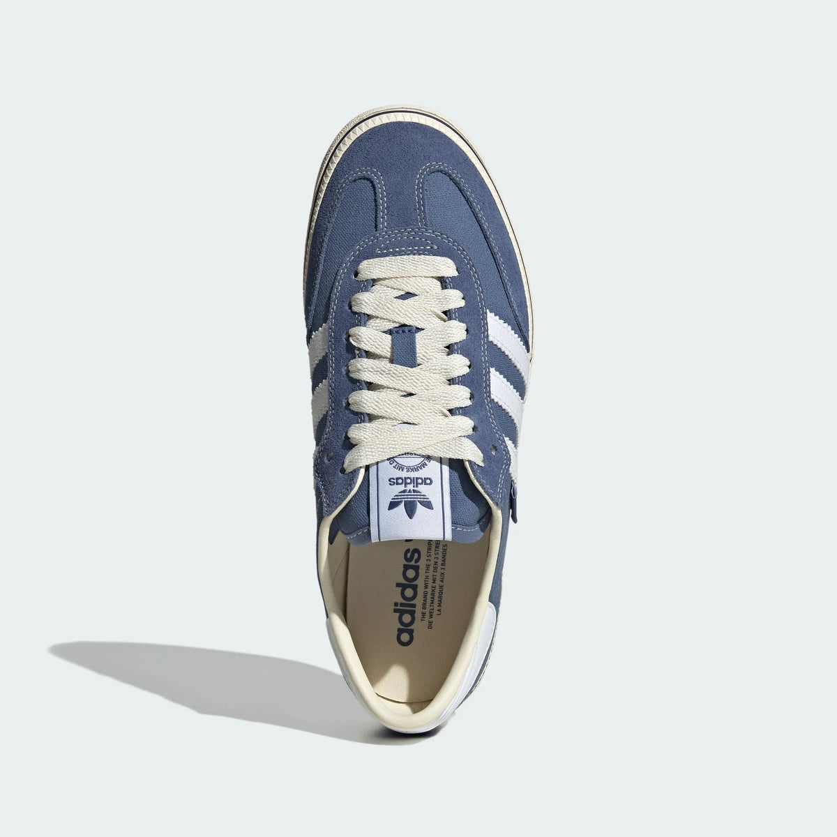 Adidas Originals ¨C Navy Blue / White Canvas Platform Casual Sneakers