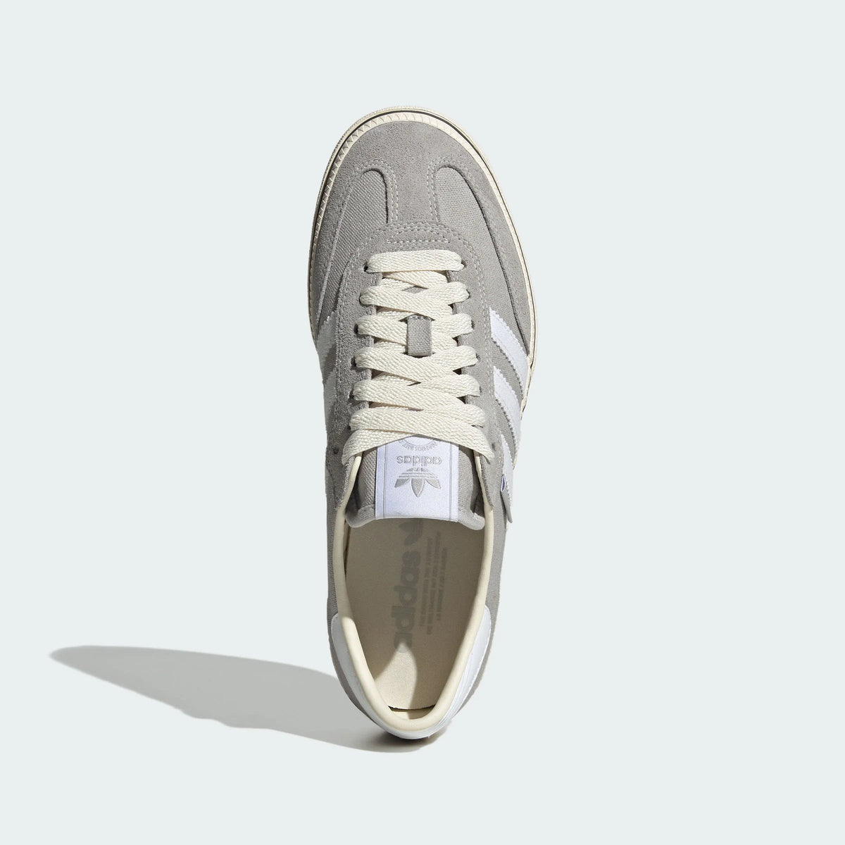 Adidas Originals ¨C Grey / White Canvas & Suede Platform Casual Sneakers