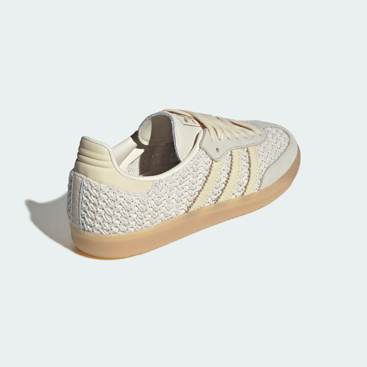 Adidas Originals ¨C Cream White Woven Suede Casual Sneakers