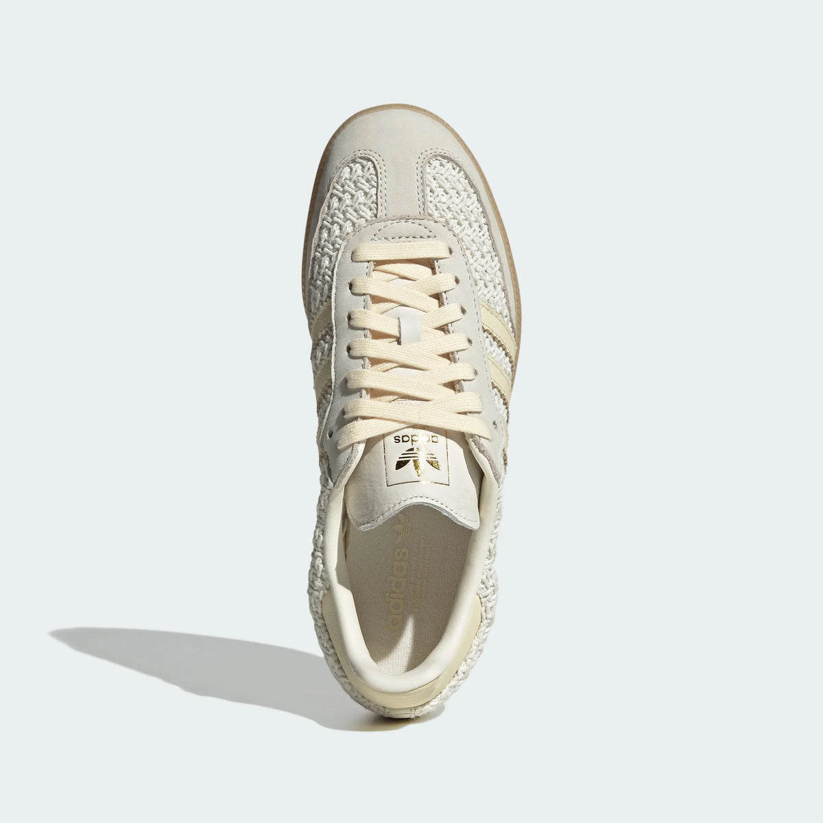 Adidas Originals ¨C Cream White Woven Suede Casual Sneakers