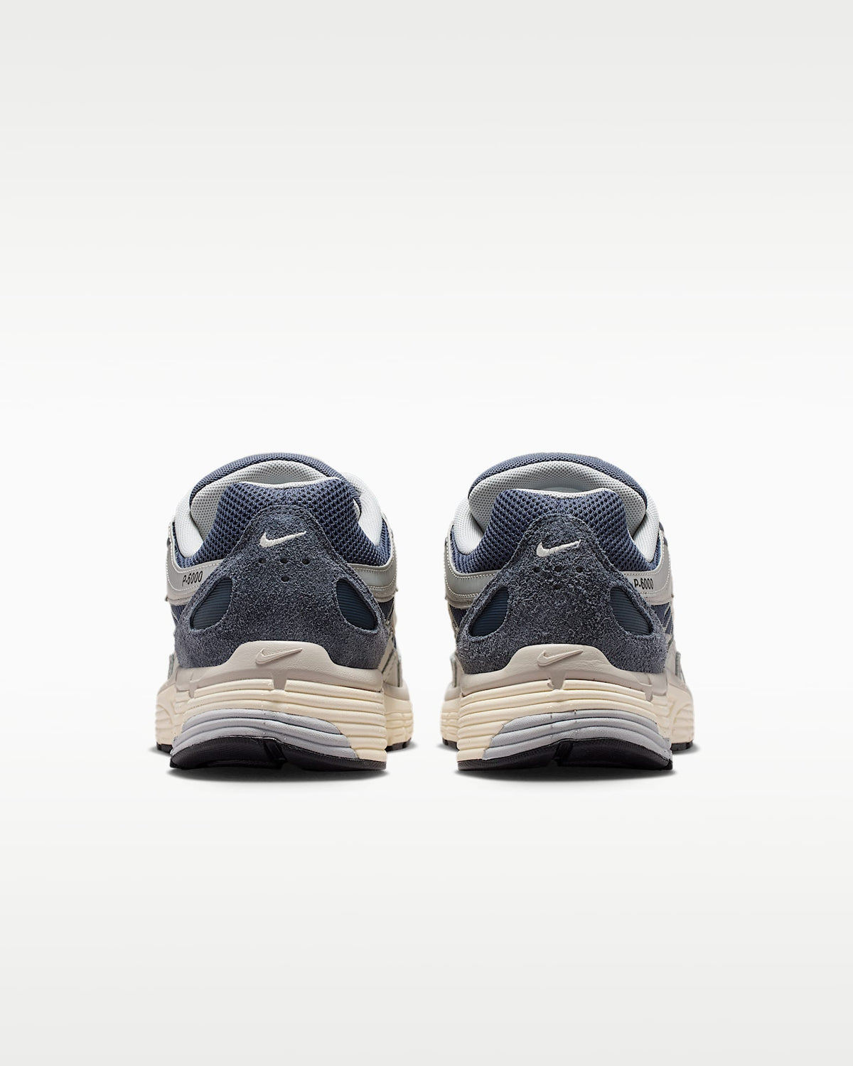 Nike P-6000 ¨C Navy / Beige / Grey Mesh Athletic Sneakers
