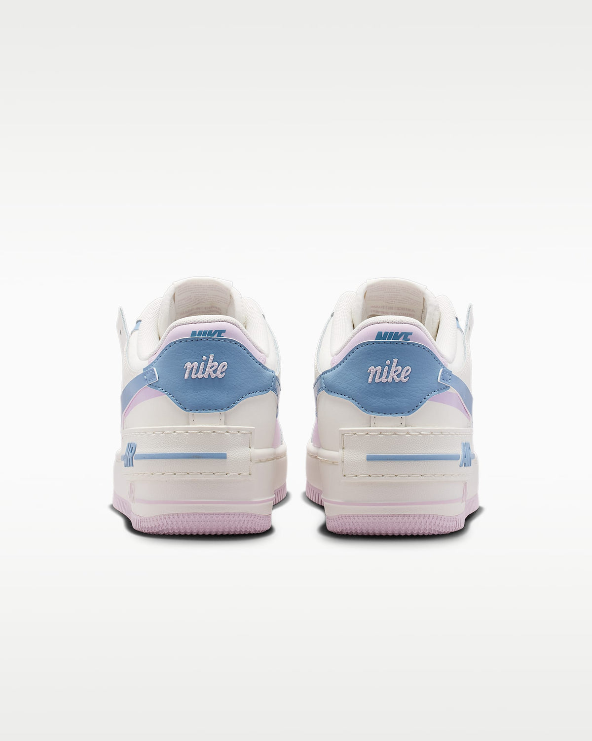 Nike Air Force 1 Shadow White Blue Lavender Sneakers mens low top shoes