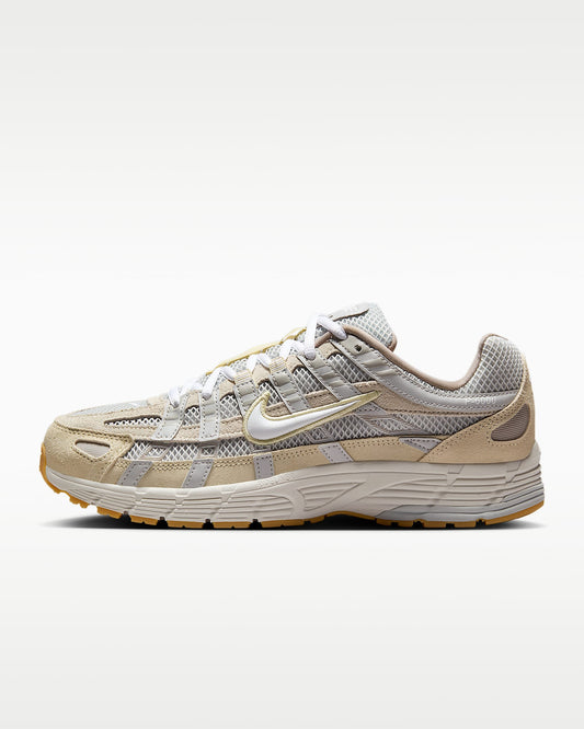Nike P-6000 ¨C Beige / Cream / Gum Suede Mesh Athletic Sneakers