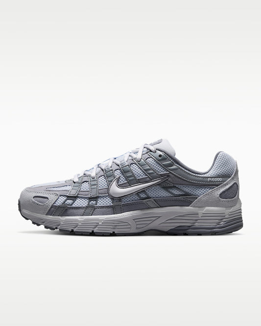 Nike P-6000 ¨C Light Grey / White Mesh Athletic Sneakers