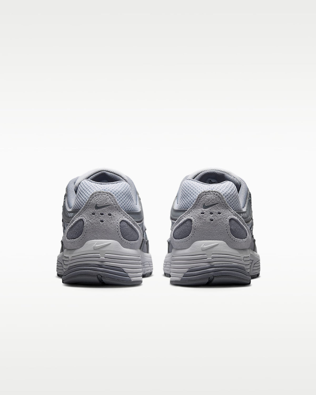 Nike P-6000 ¨C Light Grey / White Mesh Athletic Sneakers