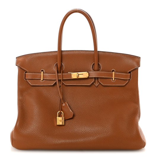 Taurillon Clemence BIRKIN 35 Gold