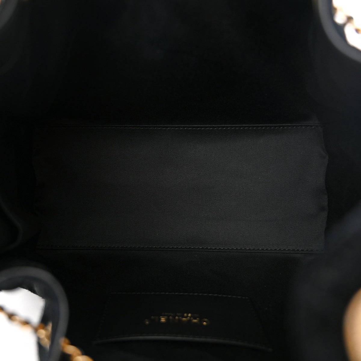 Suede Quilted Small Chanel 25 Handbag Black